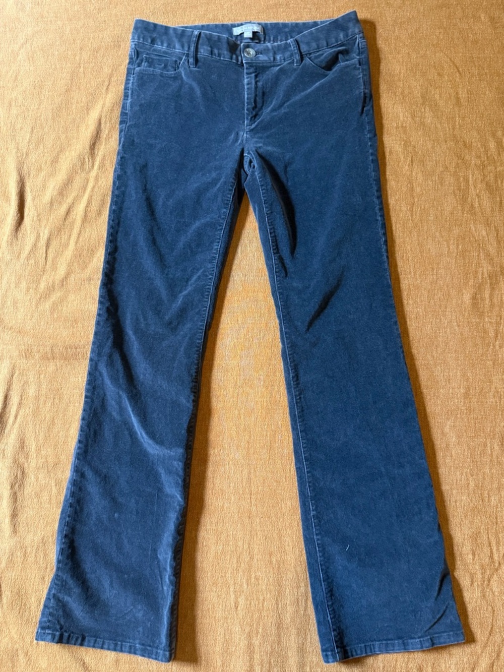 Banana Republic Dark Gray Corduroy Mid-rise Flare Jeans